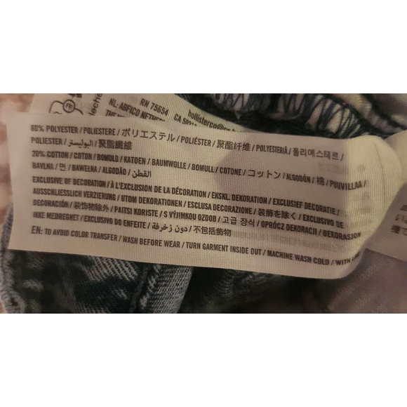 Women's Hollister Blue Low-Rise Super Baggy Jeans W23 Short - Picture 7 of 8